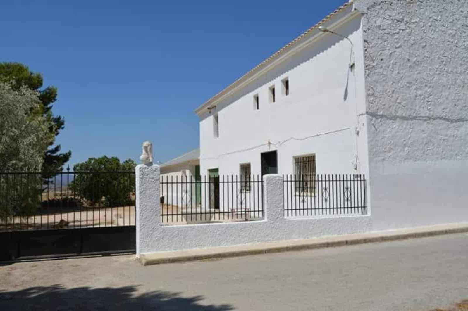 Impressive town house in small village with large bodega and pool